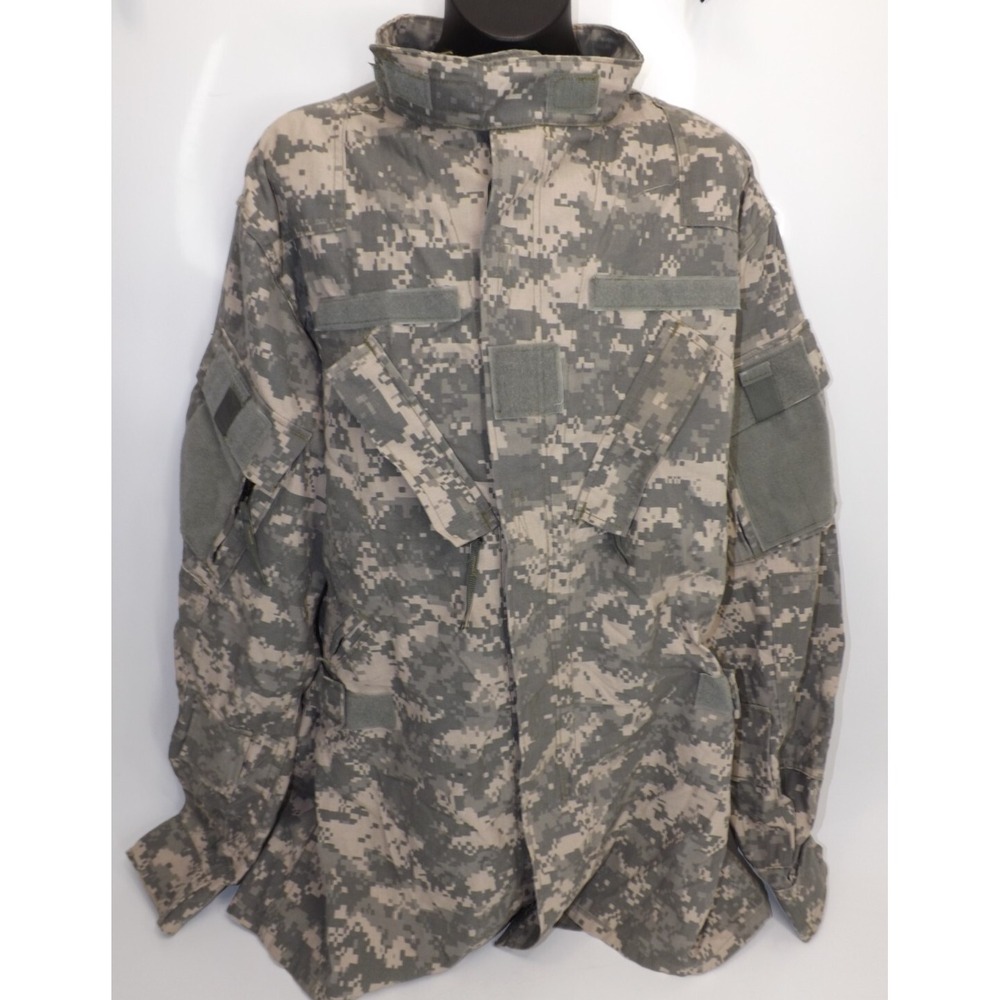 US Military Combat Aircrew Coat, ACU Low Flammability - Size Large-Long